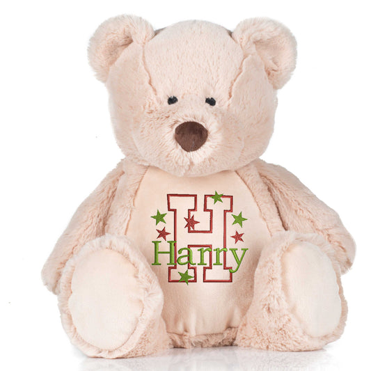 Personalised Teddy - Embroidered Birth Design