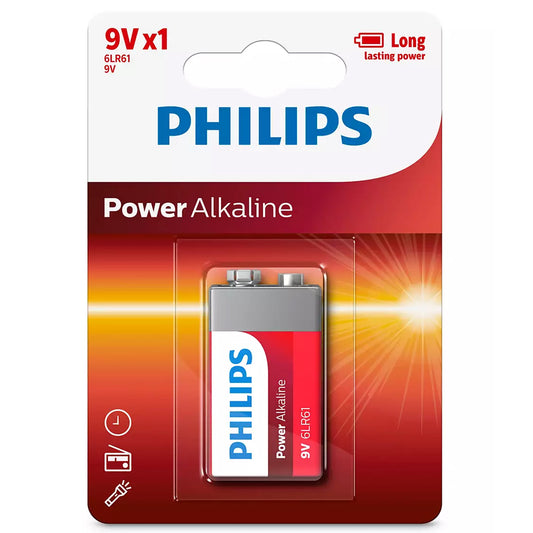 Philips Power Alkaline Battery 9V