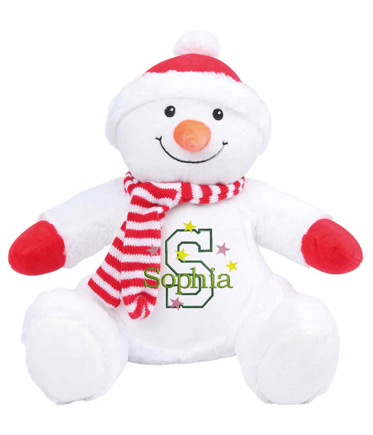 Personalised Snowman - Embroidered Name