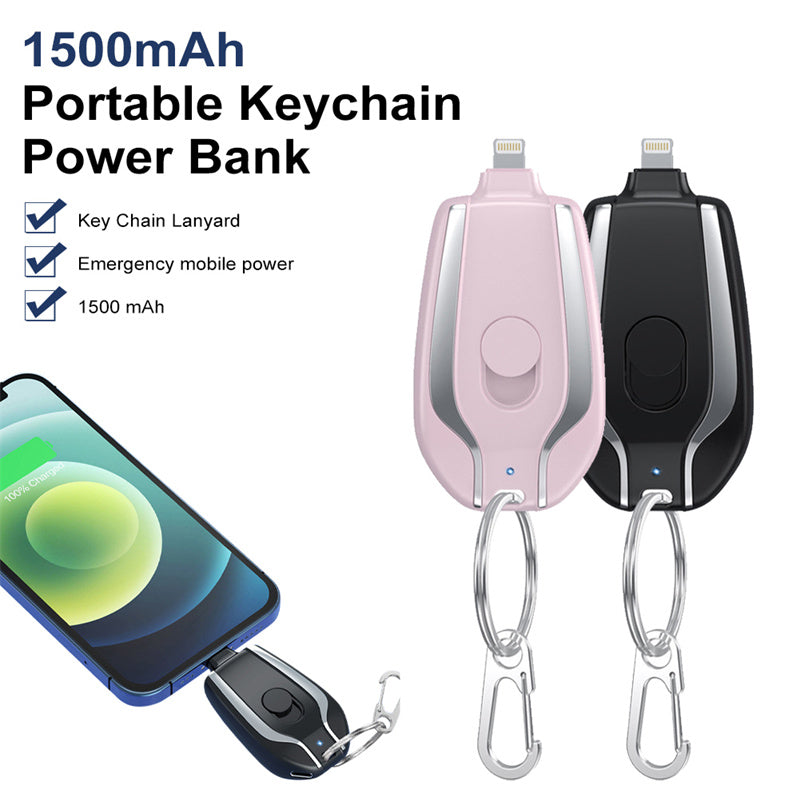 1500mAh Mini Power Bank Emergency Charger