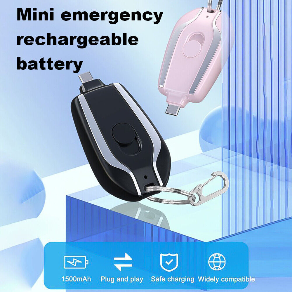 1500mAh Mini Power Bank Emergency Charger