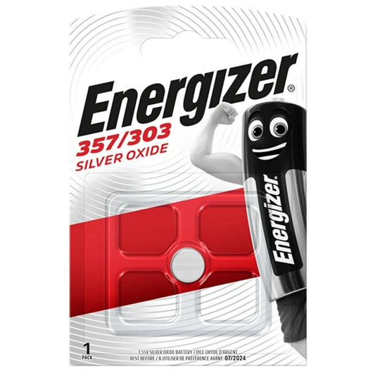 Energizer 357/303 SR44W Button Cell Batteries | 1 Pack