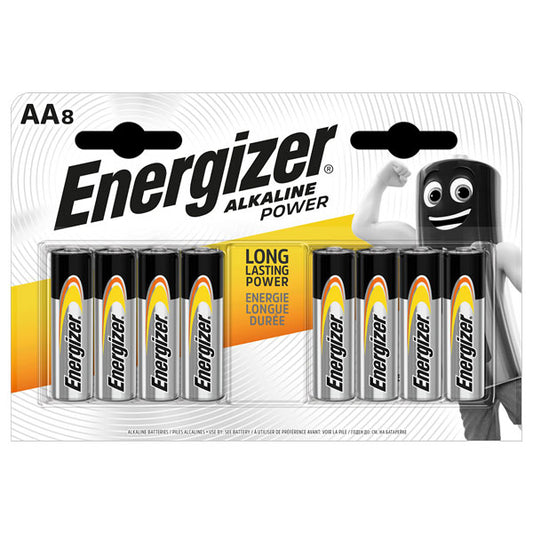 ENERGIZER® ALKALINE POWER – AA8