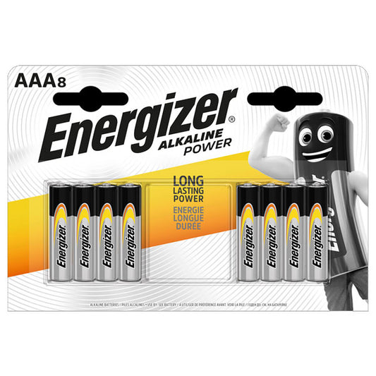 ENERGIZER® ALKALINE POWER – AAA8