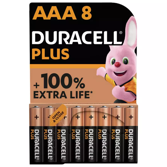 Duracell 100% Power - AAA8